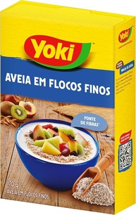 Aveia em Flocos Finos 170g Yoki - imagem 1
