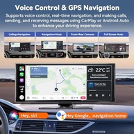 Tela Automotiva 11.5" HD Sem Fio: Carplay, Android Auto, Câmera 4K e GPS - imagem 5