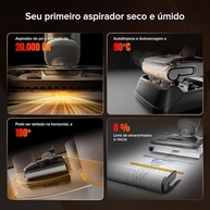 Roborock F25 GT - Aspirador e Esfregão Sem Fio com 20.000 Pa e Autolimpeza - imagem 2