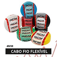 Fio Cabo Flexível 4mm 750V – 100m RCM com Cores Variadas - imagem 1