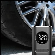 Calibrador Compressor de ar Digital Pneu Carro Bike Sem Fio digital recarregavel - imagem 2