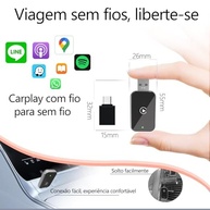 Adaptador CarPlay Sem Fio: Liberdade e Conectividade Inteligente para Seu iPhone no Carro - imagem 3