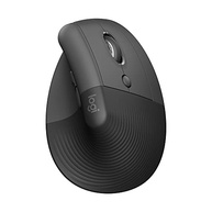 Mouse Sem Fio Logitech Lift Vertical com Design Ergonômico para Redução de Tensão Muscular, Cliques Silenciosos, Conexão Bluetooth ou USB Logi Bolt, Compatível com Windows/macOS/iPadOS - Grafite - imagem 1