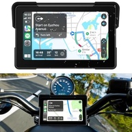 Navegador GPS Carplay Moto 17cm Sem Fio | Apple CarPlay & Android Auto | Bluetooth Duplo - imagem 2