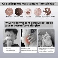 Aspirador Anti-ácaro Sem Fio com Super Sucção 8000Pa - Limpeza Profunda e Portátil para Sofás, Colchões e Estofados - imagem 3