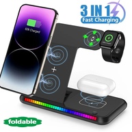 Carregador Sem Fio 4-em-1: Celular, Relógio e Fone - imagem 2