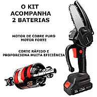 Mini Serra Elétrica: Poda Rápida e Sem Fio! - imagem 2