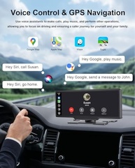 Tela Automotiva HK5 26cm: Apple CarPlay & Android Auto Sem Fio com Câmera de Ré HD - imagem 4