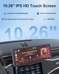 Tela Automotiva HK5 26cm: Apple CarPlay & Android Auto Sem Fio com Câmera de Ré HD - imagem 5