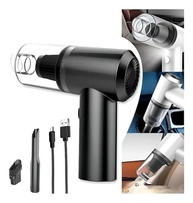 Aspirador Portátil 2 em 1: Soprador e Aspirador Sem Fio Recarregável USB | Limpeza Rápida e Versátil - imagem 4