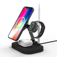 Carregador Sem Fio 4 em 1: iPhone, Apple Watch e Mais! - imagem 2