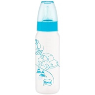 Mamadeira Fiona Silicone 240ml Azul - Segura, Macia e Anticólica - imagem 1