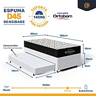 Cama Box Ortobom + Colchão D45: Conforto Firme! - imagem 2