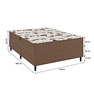 Cama Box Casal Umaflex Eliana: Conforto Firme! - imagem 2