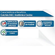 Colchão Casal Orthoflex: D45 Anatômico e Firme 😴 - imagem 2