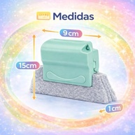 Escova de Limpeza Multiuso com Cerdas Firmes - Ideal para Janelas, Trilhos e Cantos Difíceis | Design Ergonômico e Lavável (Verde) - imagem 4
