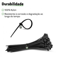 Abraçadeira de Nylon 10cm: Organize com Firmeza! - imagem 2