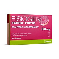 Fisiogen Ferro Forte 30mg: Suplemento de Ferro para Saúde e Energia - imagem 1