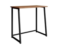 Escrivaninha Dobrável Fit Preto/Canela - Mesa Compacta para Home Office e Estudos - imagem 5