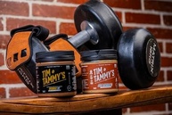 Tim & Tammy's Pasta de Amendoim Brownie Fit com Whey Protein, Sem Açúcar, 500g - imagem 1