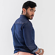 Camisas Jeans Masculinas: Kit 2 Slim Fit - imagem 2