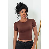 Baby Tee Feminina: Kit 3 Blusas Slim Fit - imagem 2