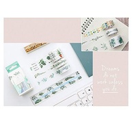 Conjunto de Fita Washi 4 Rolos - 12 Padrões Decorativos para Artesanato DIY e Scrapbooking - imagem 4