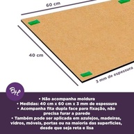 Placa Decorativa Mapa Mundi Infantil em MDF - A2 com Fita Dupla Face - imagem 3