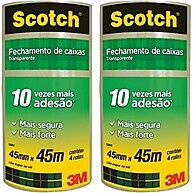Fita Adesiva 3M Scotch: Kit 8 Rolos Resistentes - imagem 1