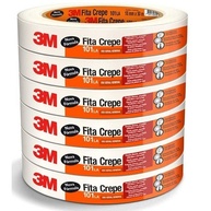 Fita Crepe 3M 101LA: Kit 6 Rolos para Pintura Impecável - imagem 1