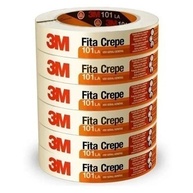 Fita Crepe 3M: 5 Rolos para Acabamento Impecável - imagem 1