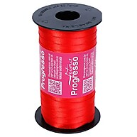 Fita de Cetim 7mm Vermelho Tomate – 100m de Qualidade - imagem 1