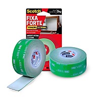 Fita Dupla Face Forte: Fixe Até 5kg – Kit 2 Scotch - imagem 1