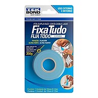 Fita Dupla Face Tekbond 12mmx1,5m – Fixação Poderosa - imagem 1