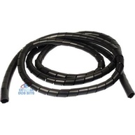 Fita Espiral Organizadora de Cabos 1/2" - Preto - imagem 1