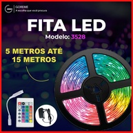 Fita LED RGB 5M: Ilumine com 16 Cores! - imagem 1