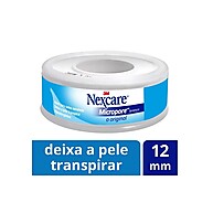 Fita Micropore Nexcare 12mm x 4,5m – Conforto e Fixação Premium - imagem 1