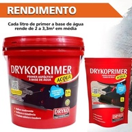 Primer Asfáltico Dryko Acqua Dry: Base D'Água para Manta e Fita Asfáltica - Galão 3,6L - imagem 5