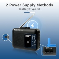 Retekess TR606: Reviva Suas Fitas com Gravador Cassete AM/FM Portátil - imagem 4
