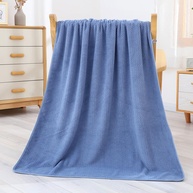 Toalha de Banho Premium Coral Veludo 71x132cm - Microfibra Ultra Absorvente para Banho, Fitness e Yoga - imagem 1