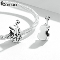 Charme de Prata 925 Bamoer para Pulseira - Música e Fitness - imagem 2