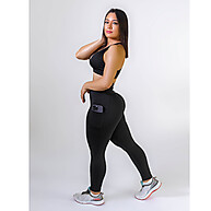 Calça Legging Cós Alto Com Bolso - Conforto e Estilo Fitness - imagem 1