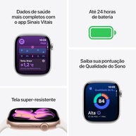 Apple Watch Series 11 GPS: Saúde, Fitness e Conectividade em Rosa-Dourado - imagem 3