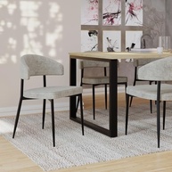 Cadeira Bless Fixa com 4 Pés - 4 Unidades | Design Moderno e Durável para Ambientes Compactos - imagem 3