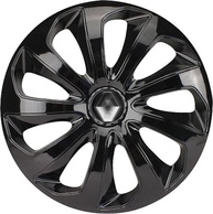 Jogo 4 Calotas Esportivas Velox Aro 13 Preto Brilhante - Design Inovador e Fixação Segura - imagem 5