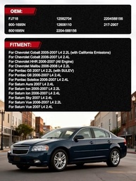 Kit 4 Injetores de Combustível FJ718 2.2L/2.4L para Chevy Cobalt, HHR, Malibu, Pontiac G5, G6, Solstice, Saturn Ion, Sky, Vue - imagem 3