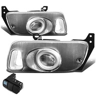 Farol de Neblina Cromado DNA Motoring FL-HC922-CH para Honda Civic 2/3 Portas (92-95) - imagem 2