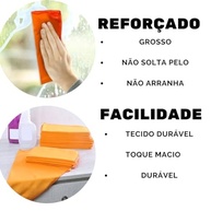 Flanela Pano de Limpeza Profunda 12 Unidades 30x40 cm - Multiuso e Reutilizável - imagem 4
