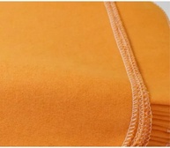 Kit com 12 Flanelas Grandes Laranja 38x58cm - Limpeza e Polimento Profissional - imagem 5