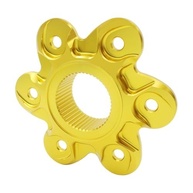 Tampa da Flange da Roda Dentada Traseira Amarela para Motocicletas - Durabilidade e Estilo - imagem 2
